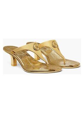 New Authentic Versace Gold Sandals size 40
